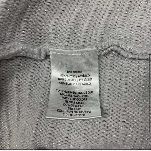 Long sleeve Glitter Cardigan 4x - Picture 5 of 10